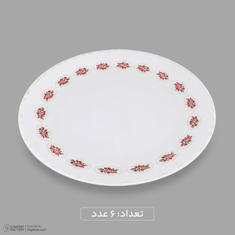 سرویس غذاخوری اوپال 26 پارچه 6 نفره دینو مدل گرد کلاسیک ورژن 3 لوستر کد 139
