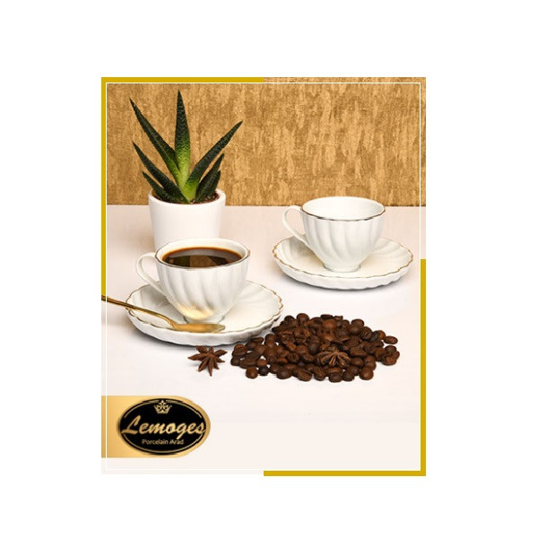 سرویس قهوه خوری 12 پارچه لمونژ کد 01