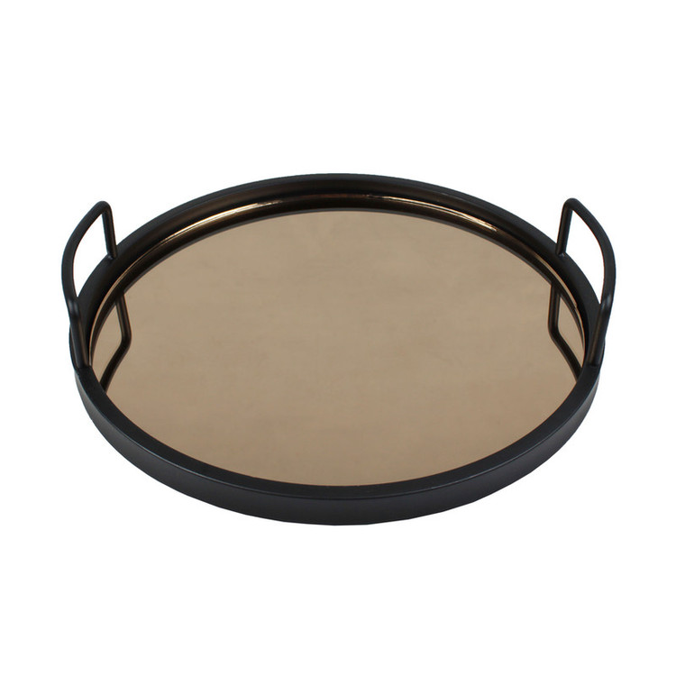 سینی دسته دار طرح کف آینه کد CF-09 سایز 33*8 سانتی متر