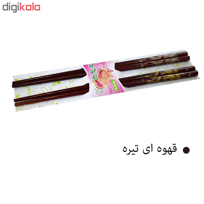 چوب غذاخوری چاپستیک مدل 001 بسته 4 عددی