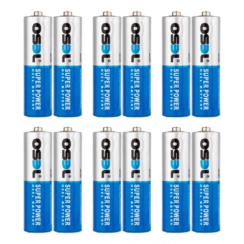 باتری قلمی اوسل مدل Super Power R6P  بسته 12 عددی