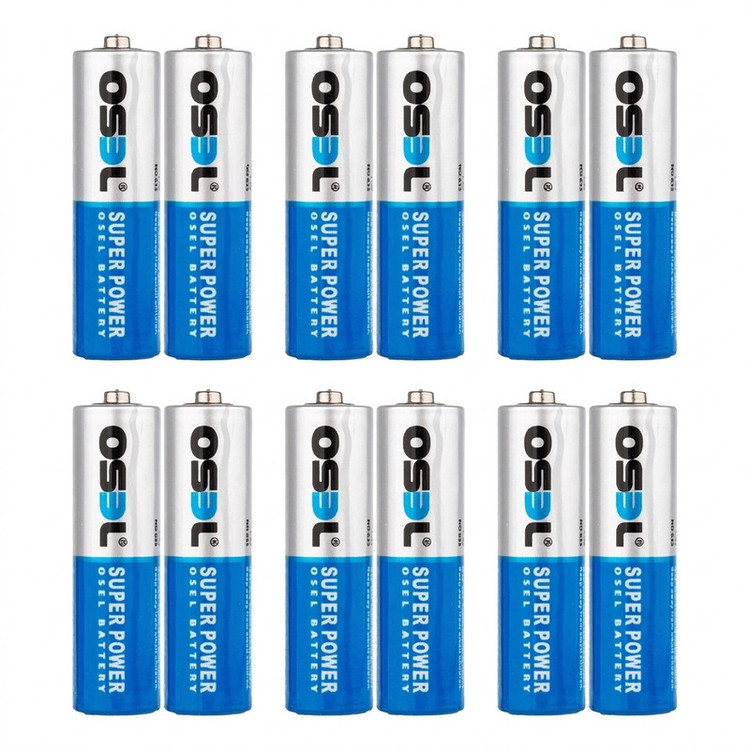 باتری قلمی اوسل مدل Super Power R6P بسته 12 عددی