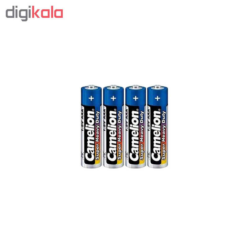 باتری نیم قلمی کملیون مدل Super بسته 4 عددی