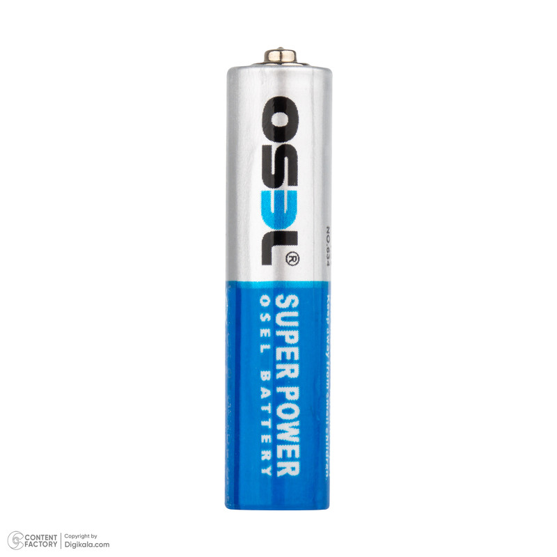 باتری نیم قلمی اوسل مدل Super Power R03P بسته ۶ عددی