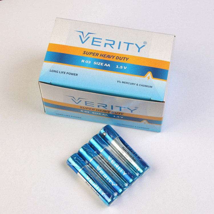 باتری قلمی وریتی مدل Super Heavy Duty بسته 40 عددی