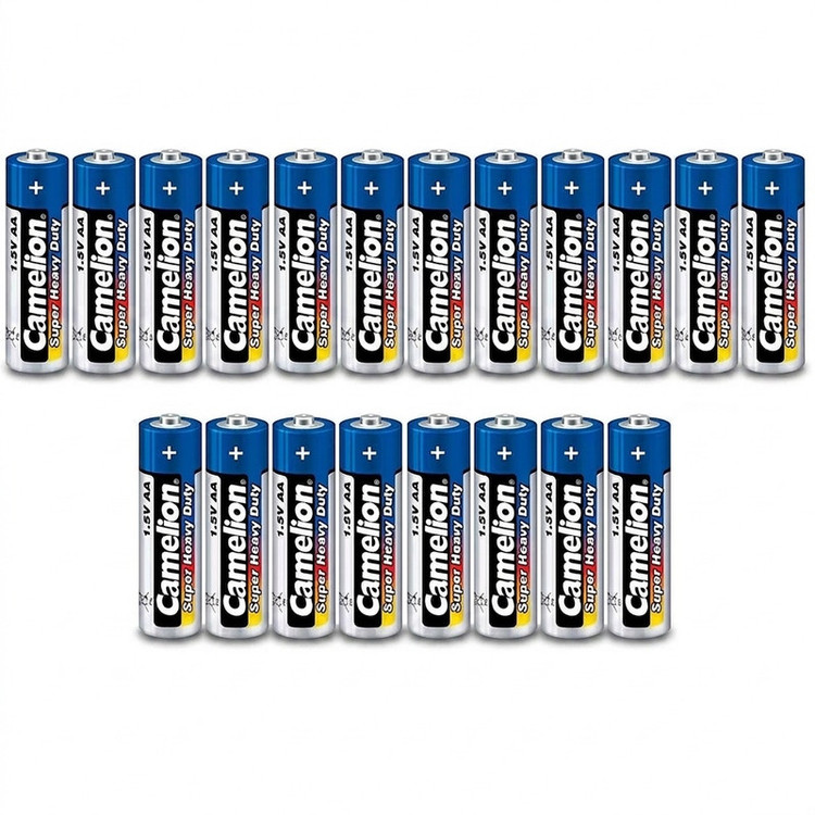باتری قلمی کملیون مدل Super Heavy Duty بسته 20 عددی