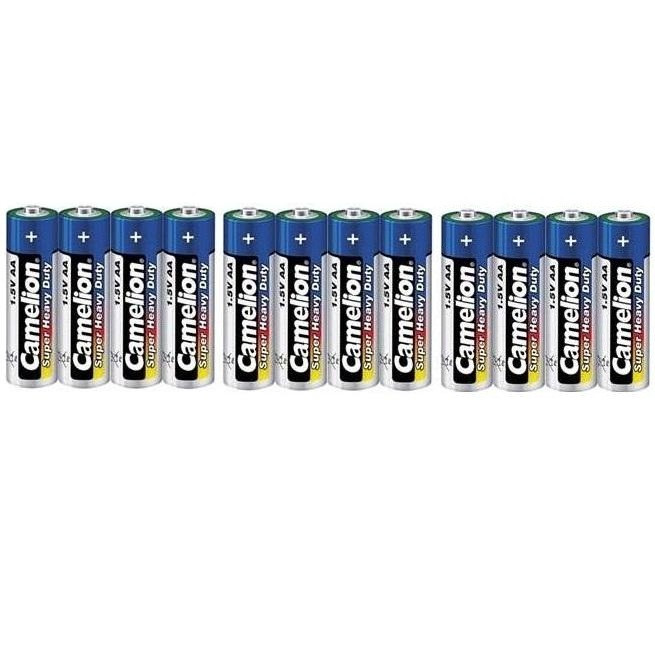 باتری قلمی کملیون مدل Super Heavy Duty بسته 12 عددی