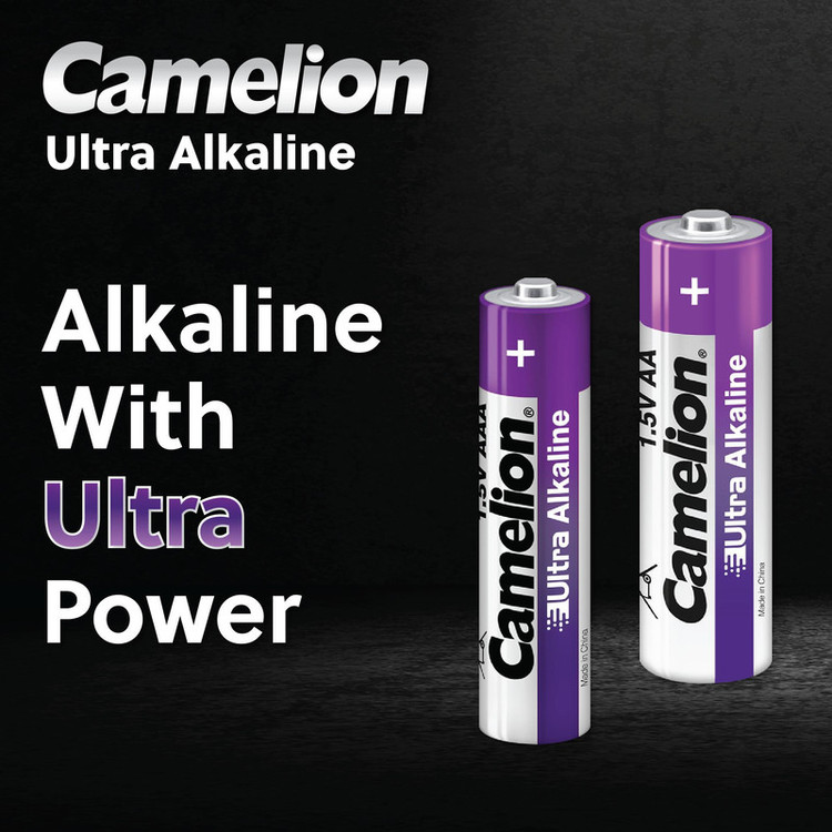 باتری قلمی کملیون مدل Ultra Alkaline بسته چهار عددی