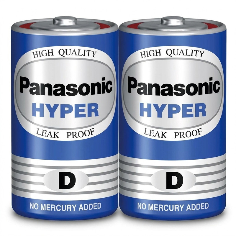 باتری سایز بزرگ پاناسونیک مدل Hyper D 1.5V