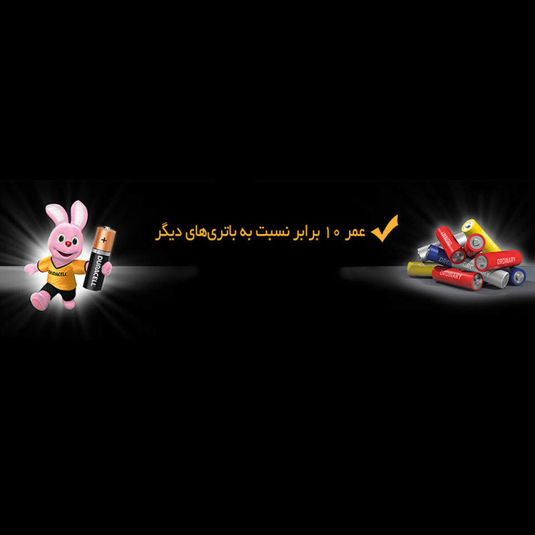 باتری نیم قلمی دوراسل مدل PLUS-LR3 بسته 10 عددی