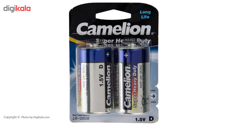 باتری D کملیون مدل Super Heavy Duty بسته 2 عددی