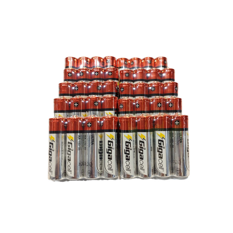باتری قلمی گیگاسل مدل ULTRA Heavy Duty بسته 40 عددی