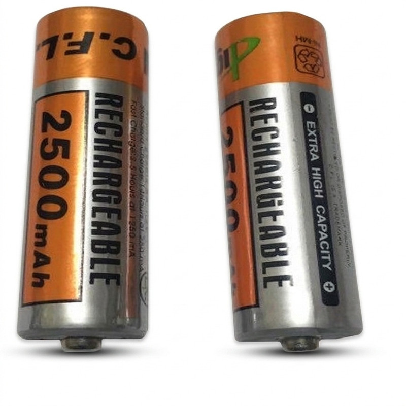 باتری قلمی قابل شارژ سی اف ال مدل 2500mAh AA بسته 2 عددی