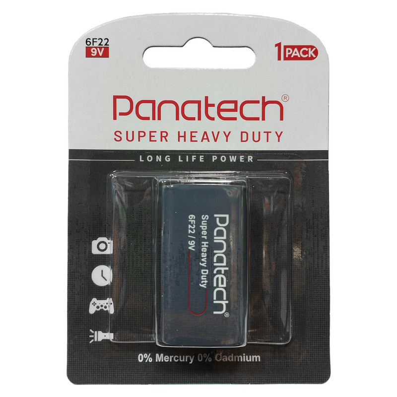 باتری کتابی پاناتک مدل Super Heavy Duty بسته دو عددی