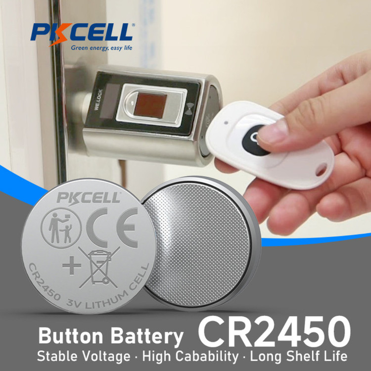 باتری سکه ای پیکی سل مدل CR2450 ولتاژ 3V مجموعه 2 عددی
