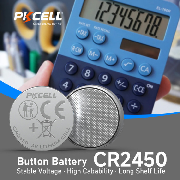 باتری سکه ای پیکی سل مدل CR2450 ولتاژ 3V مجموعه 2 عددی