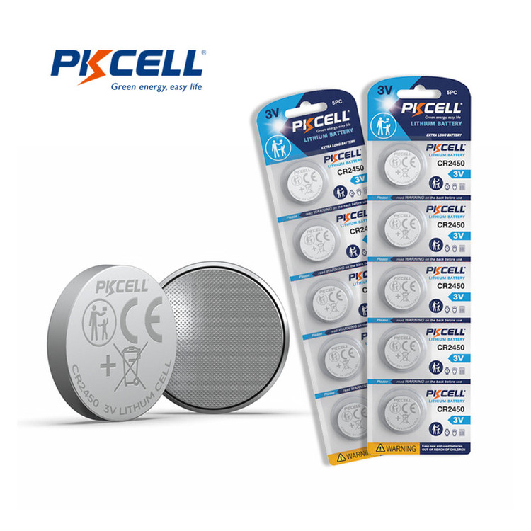 باتری سکه ای پیکی سل مدل CR2450 ولتاژ 3V مجموعه 2 عددی