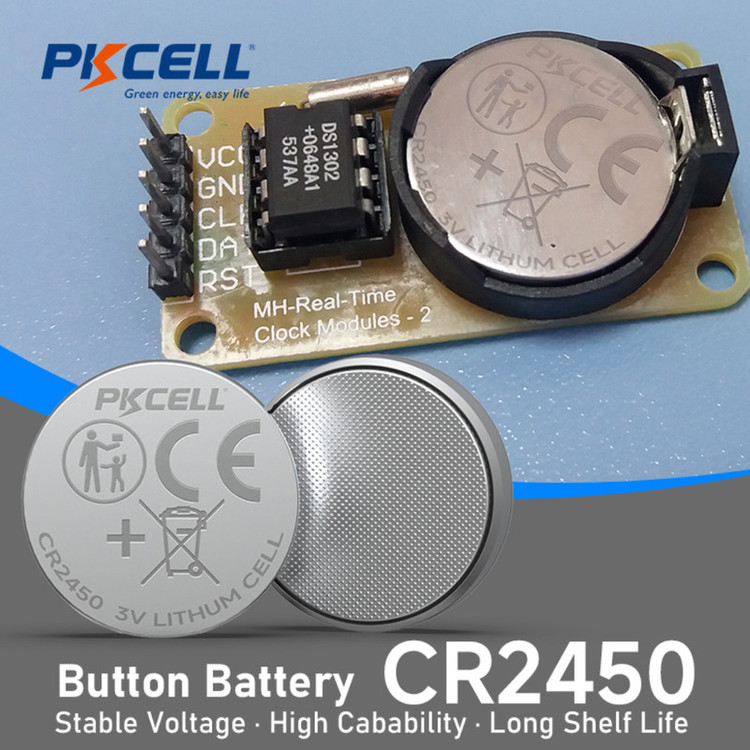 باتری سکه ای پیکی سل مدل CR2450 ولتاژ 3V مجموعه 2 عددی