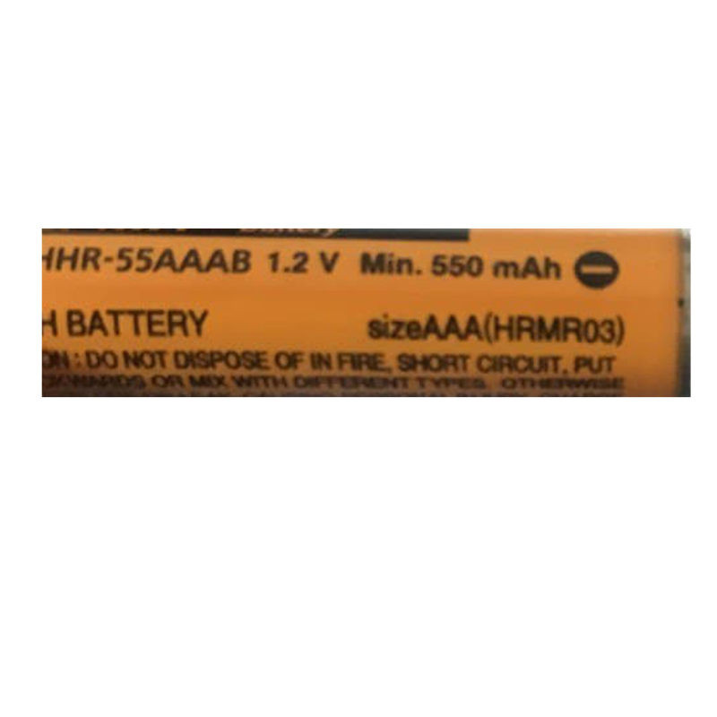 باتری نیم قلمی قابل شارژ پاناسونیک مدل (Ni-MH/HHR-55AAABHRMR03(Malaysia بسته دو عددی