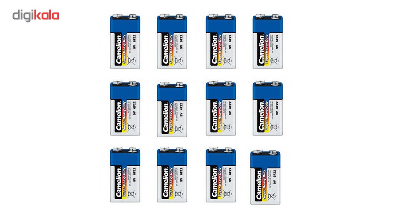 باتری کتابی کملیون مدل Super Heavy Duty بسته 12 عددی