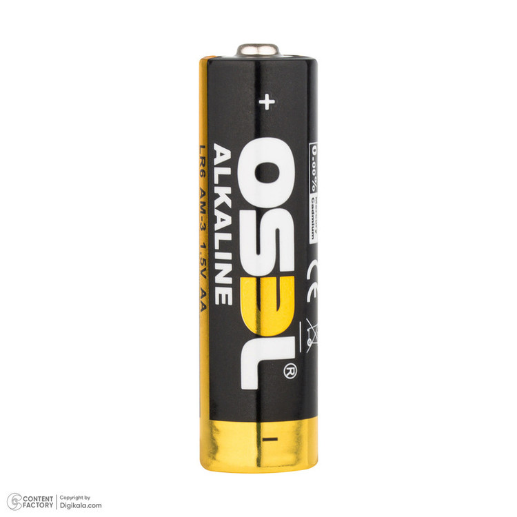 باتری قلمی اوسل مدل Alkaline LR6 AM-3 بسته 12 عددی