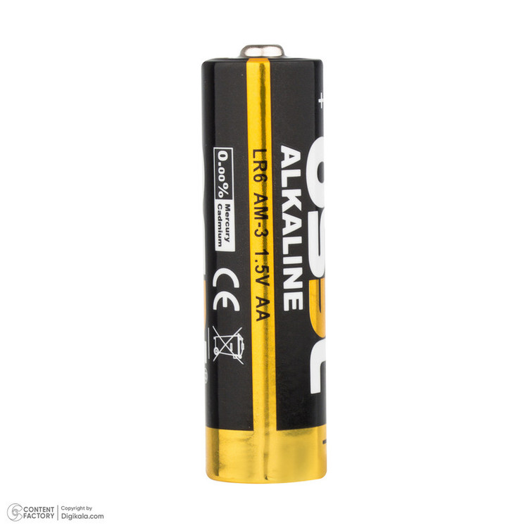 باتری قلمی اوسل مدل Alkaline LR6 AM-3 بسته 12 عددی