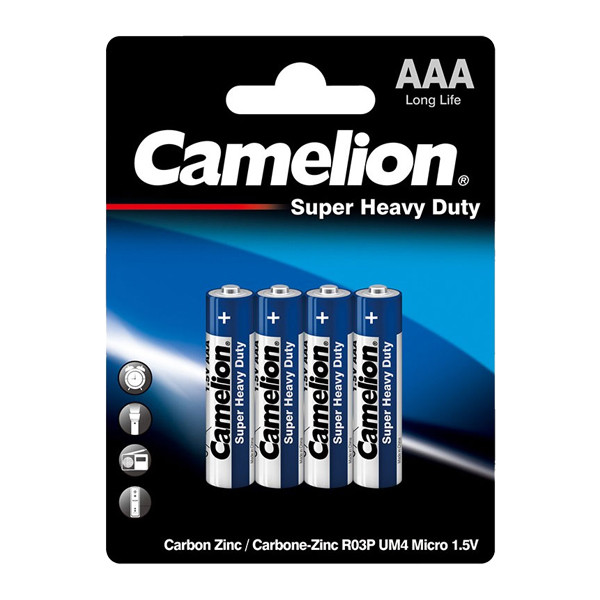 باتری نیم قلمی کملیون مدل Super heavy بسته 4 عددی