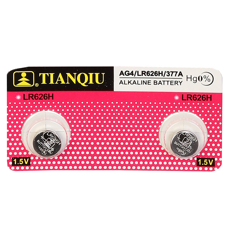 باتری ساعت تیانکیو مدل AG4 LR626 377 بسته 2 عددی