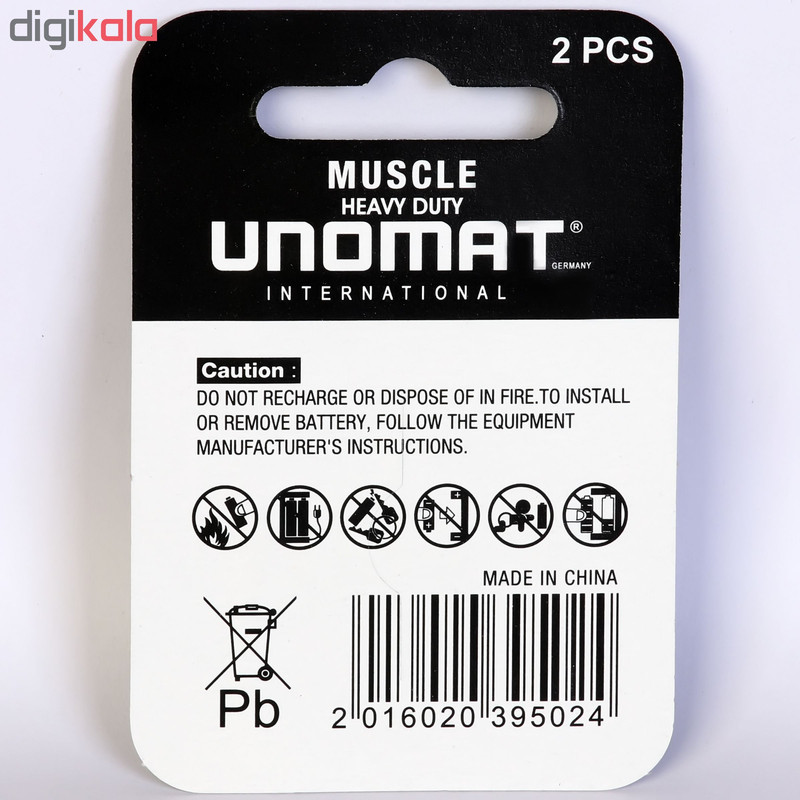 باتری قلمی یونومات مدل Muscle Heavy Duty بسته 60 عددی