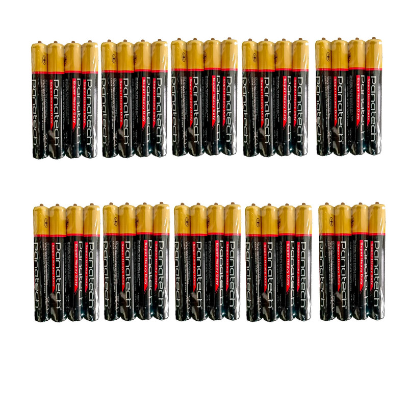 باتری قلمی پاناتک مدل Zinc Carbon R6P AA Shrink بسته چهل عددی