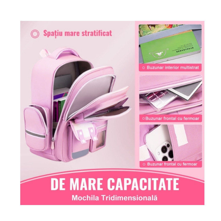 کوله پشتی مدل تانکی دخترانه خرگوش دار کد pink4709