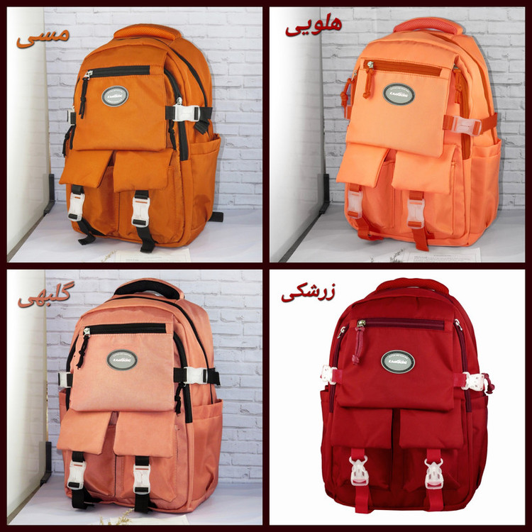 کوله پشتی مدرسه مدل پاستیلی کد G_Lnd_00019
