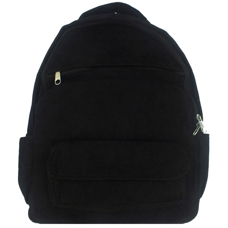کوله پشتی مدل ساده مخمل کبریتی کد BK4400