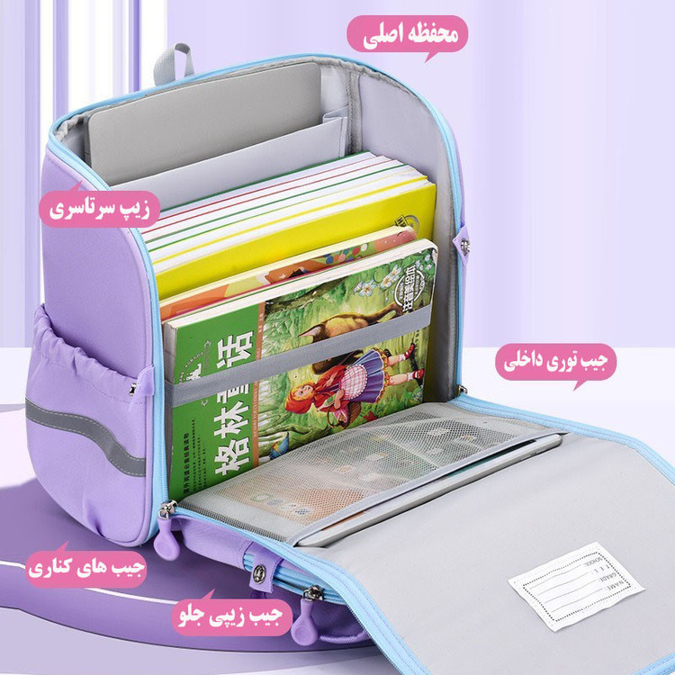 کوله پشتی مدرسه هواچنگ مدل مرد عنکبوتی