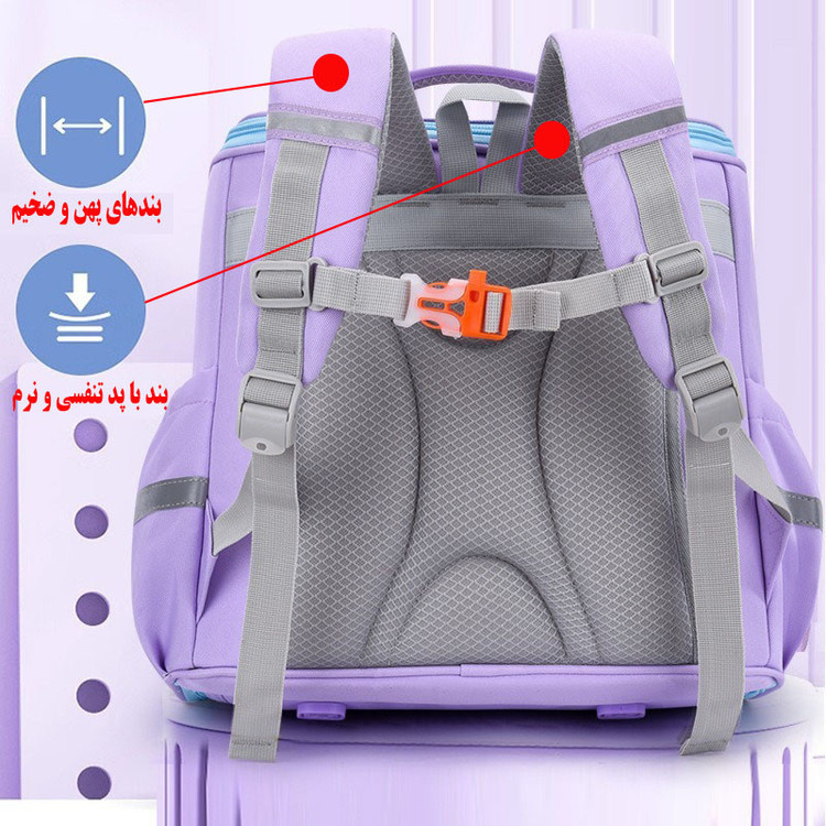 کوله پشتی مدرسه هواچنگ مدل مرد عنکبوتی
