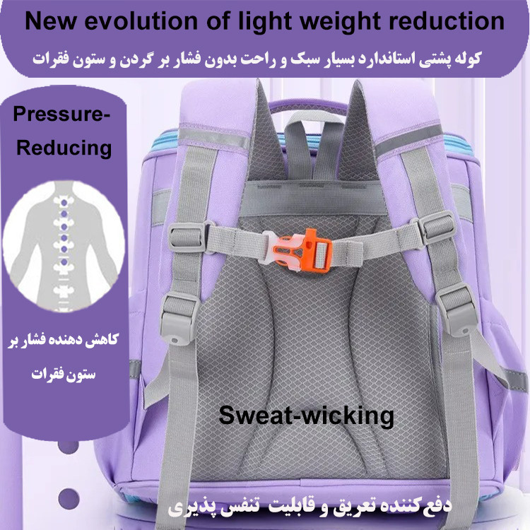 کوله پشتی مدرسه هواچنگ مدل مرد عنکبوتی