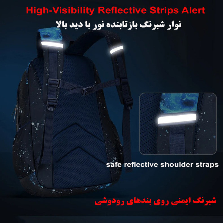 کوله پشتی مدرسه کاتلین مدل استار اسکای