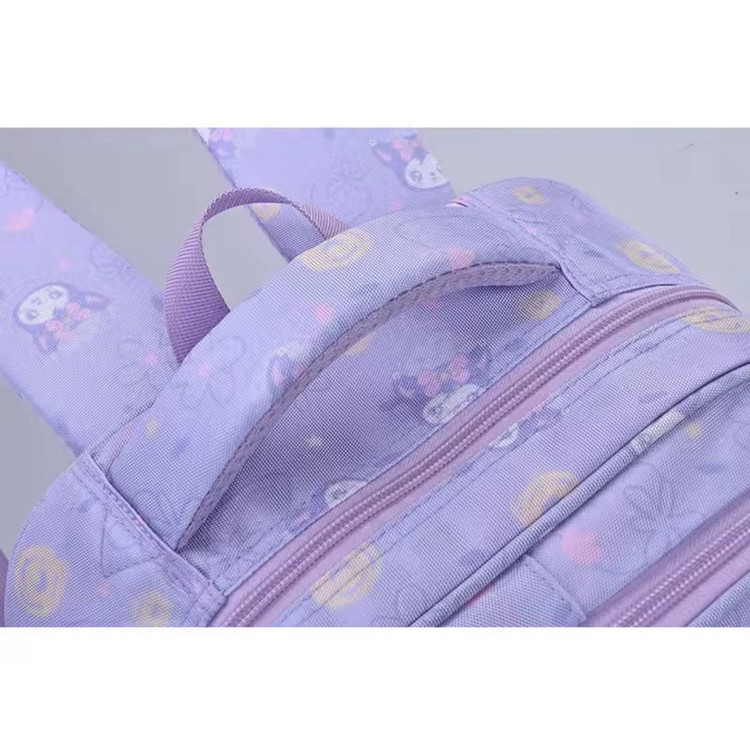 کوله پشتی مدرسه مدل کرومی 2619 به همراه کیف ظرف غذا و جامدادی