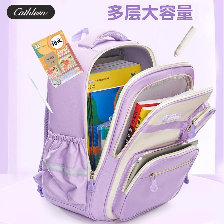 کوله پشتی مدرسه مدل فانتزی جیب گرد فضانورد کد F6768