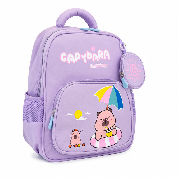 کوله پشتی مدرسه مدل خرسی Capybara