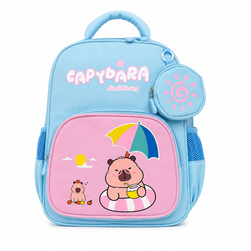 کوله پشتی مدرسه مدل خرسی Capybara