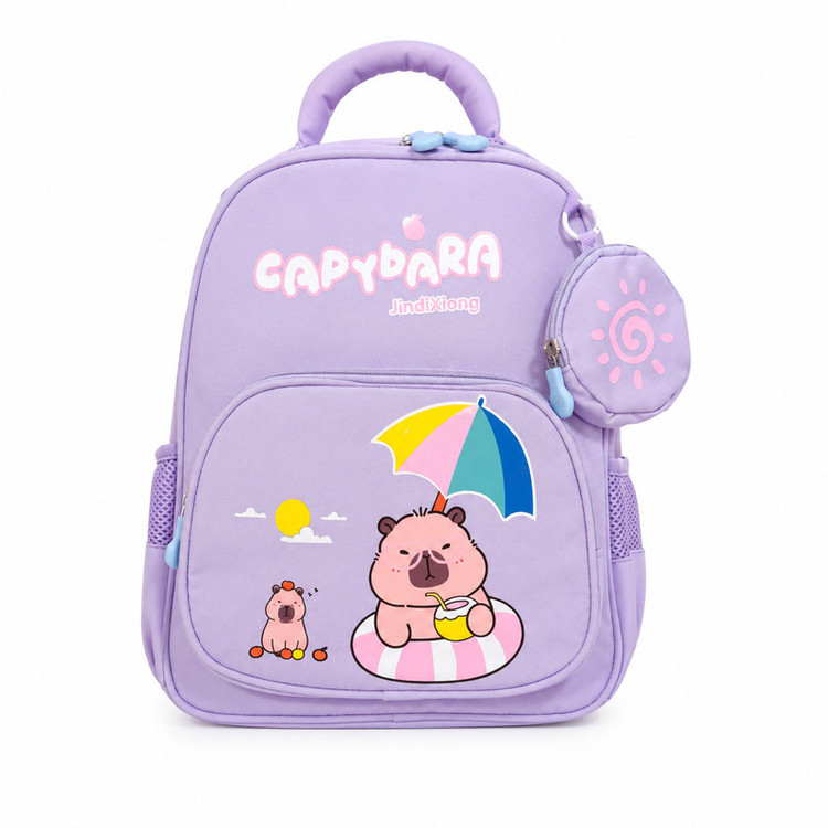 کوله پشتی مدرسه مدل خرسی Capybara