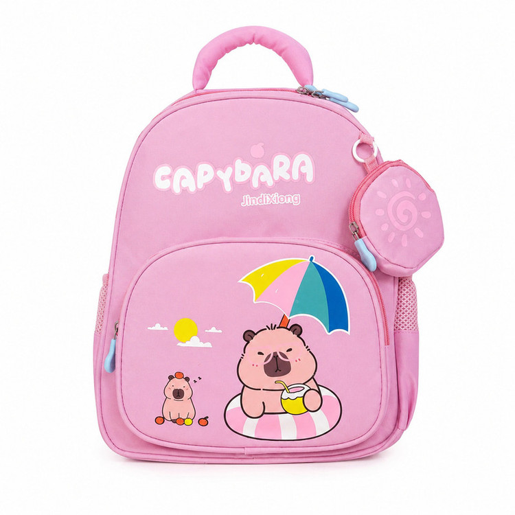 کوله پشتی مدرسه مدل خرسی Capybara