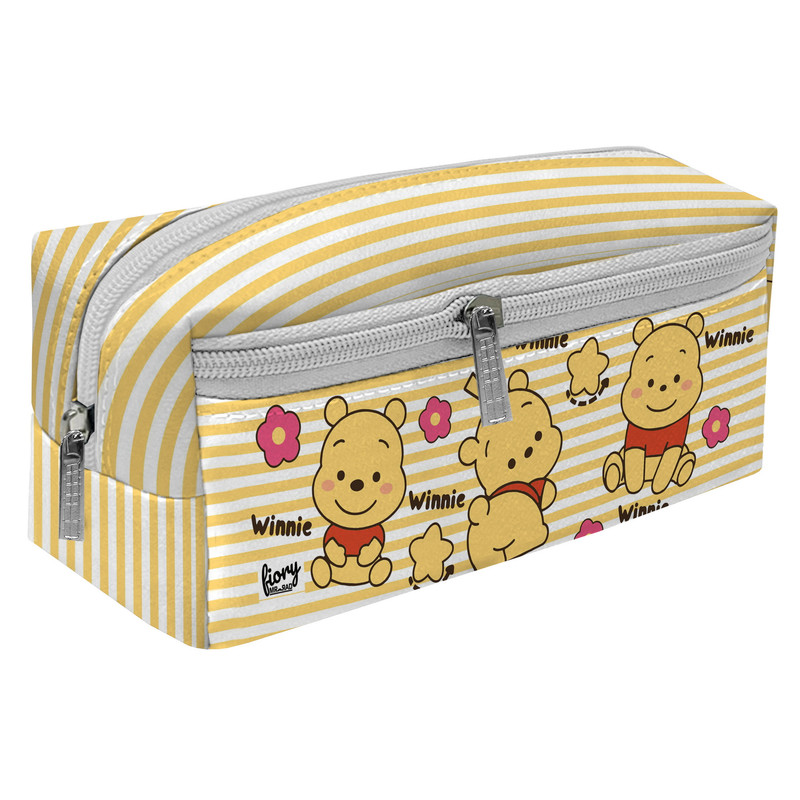 جامدادی مستر راد مدل سه زیپ طرح کارتون winnie pooh کد 2785 fiory