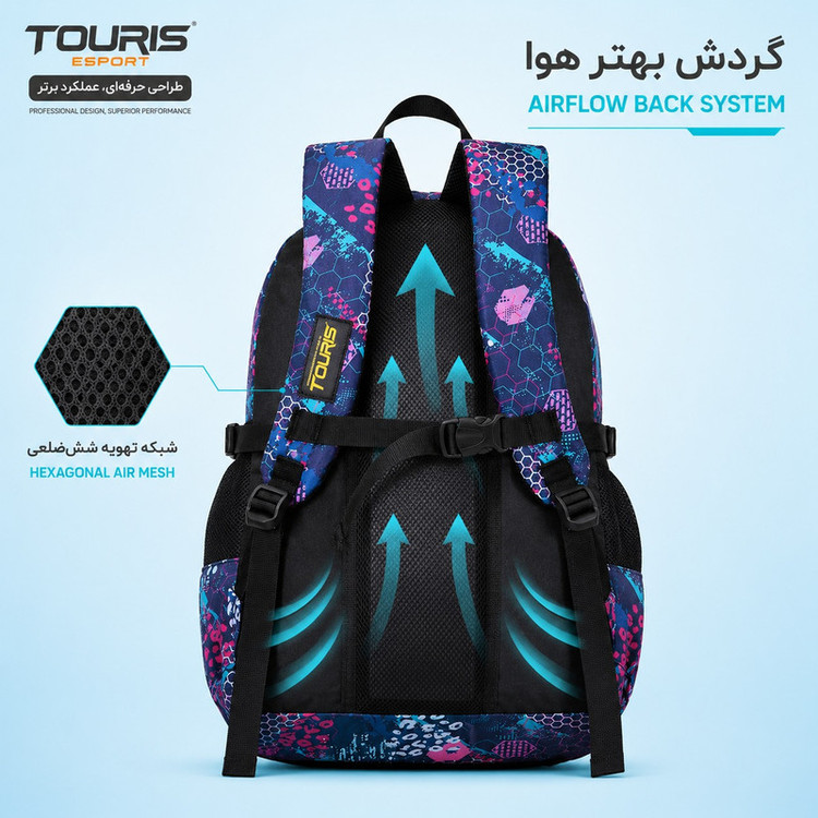 کوله پشتی توریث مدل PTS-150040 به همراه جامدادی