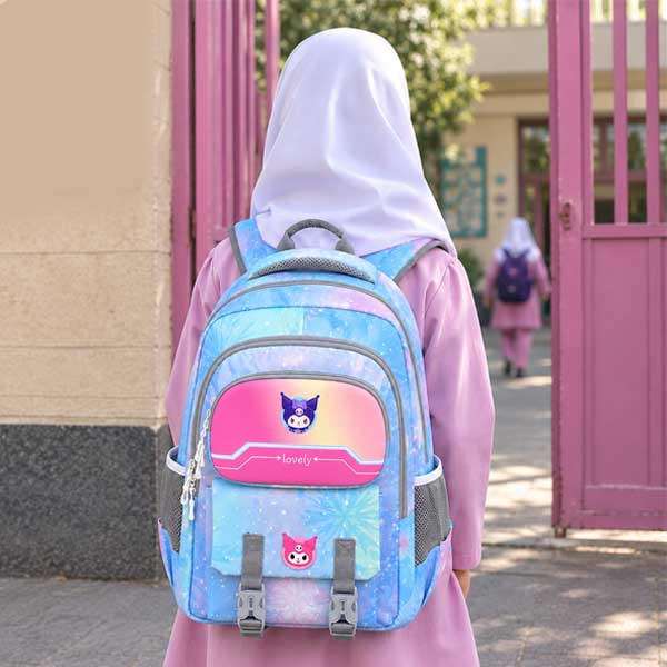 کوله پشتی مدرسه طرح کرومی باجیب سه بعدی کدsl002