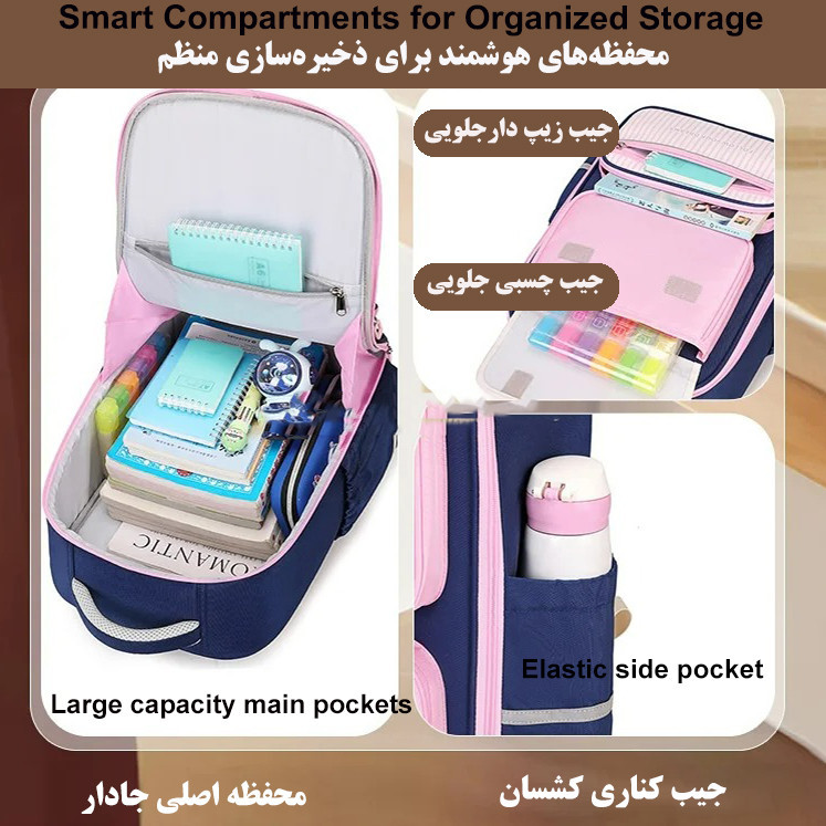 کوله پشتی مدرسه سنای کد 5411