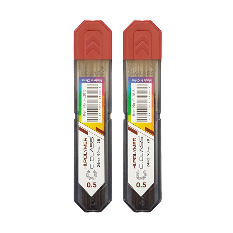 نوک مداد نوکی 0.5 میلی متری سی کلاس مدل Hi-Polymer بسته 2 عددی