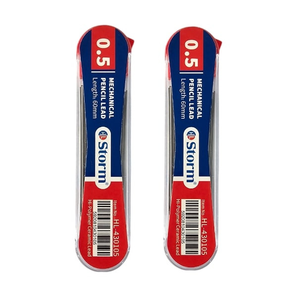 نوک مداد نوکی 0.5 میلی متری استورم مدل HL-430105 بسته ۲ عددی
