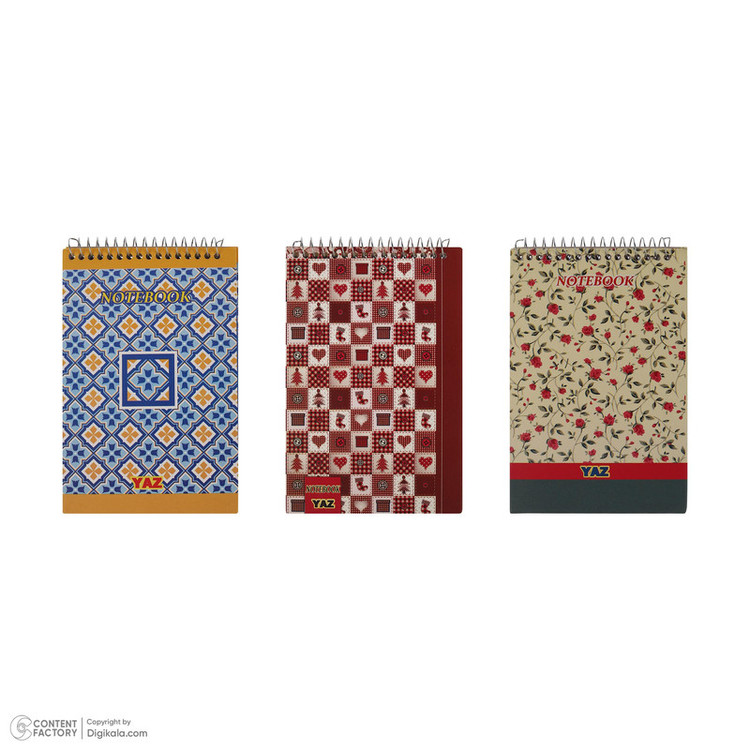 دفترچه یادداشت 50 برگ مدل 8410 بسته 3 عددی